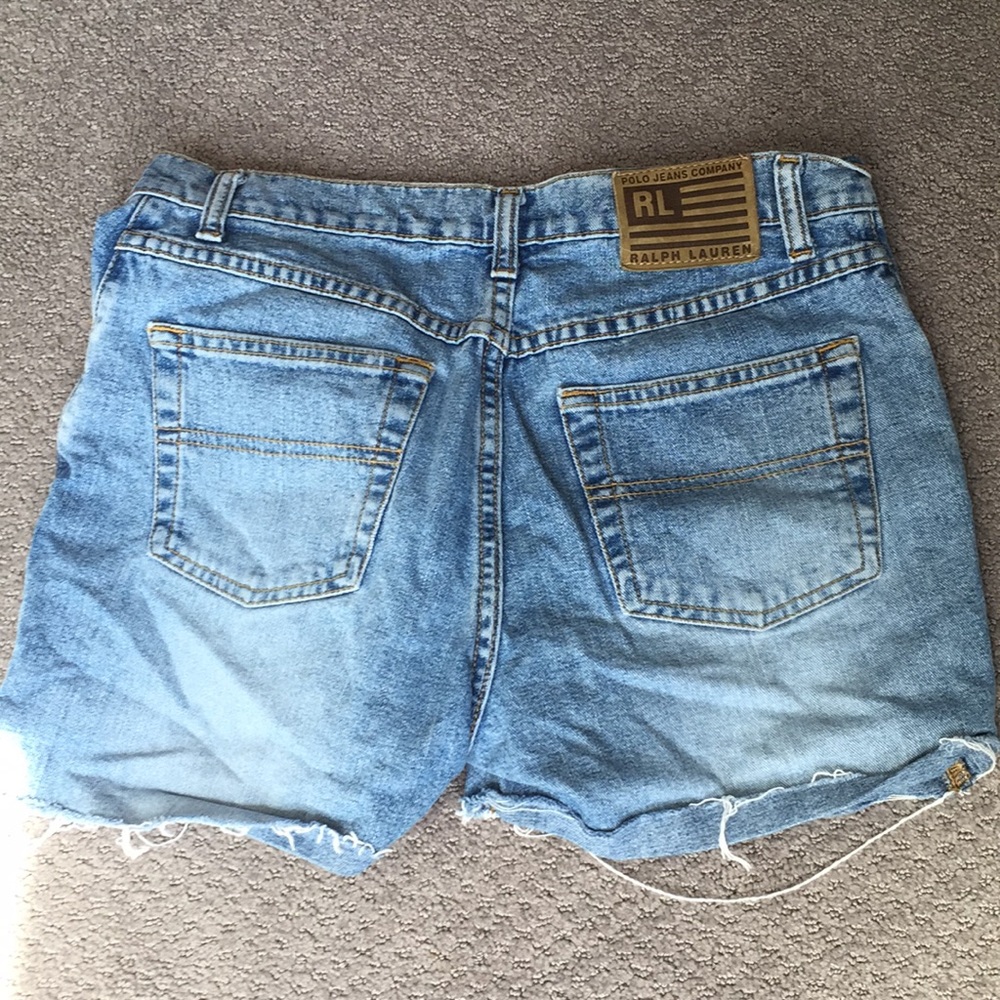 High-Waisted Ralph Lauren Jean Shorts